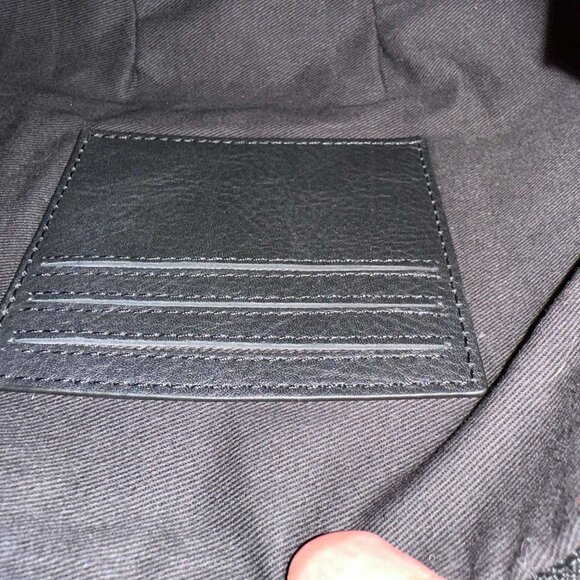 Quince Brand New Italian Leather Woven "mini" Convertible Crossbody Clutch - Picture 4 of 7